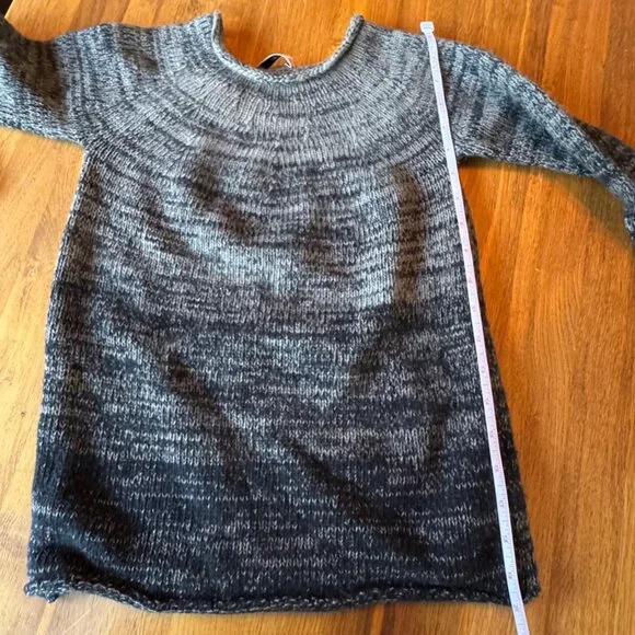 PRADA Gray Gradient Sweater Womens 2 38 Soft Wool Cashmere Australian Exclusive - Picture 10 of 13